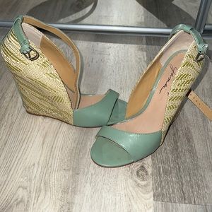 Teal Badgley Mischka Wedges